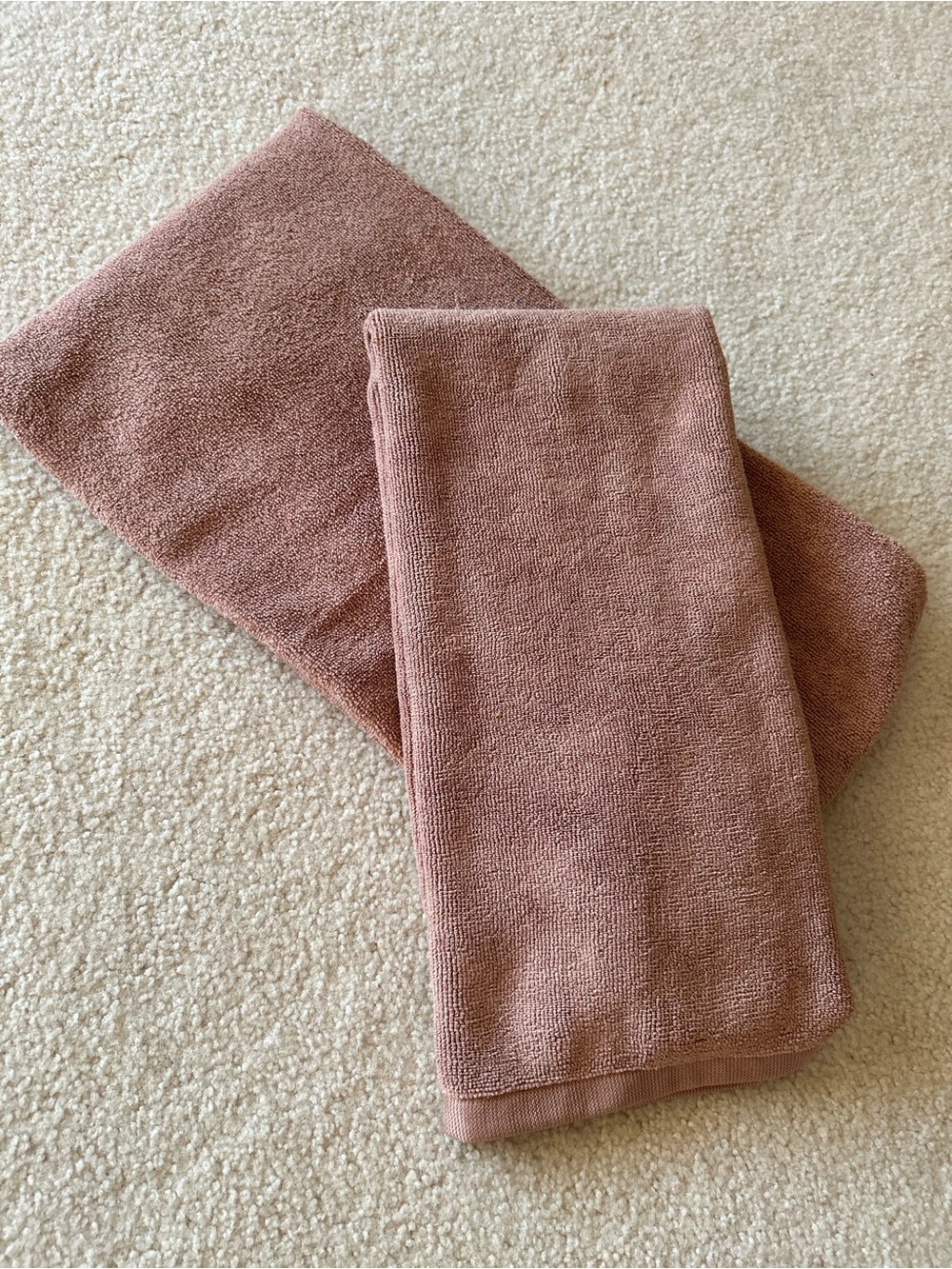Norwex Rose Quartz Microfiber Bath Mat/Rug & Body Towel NWOT